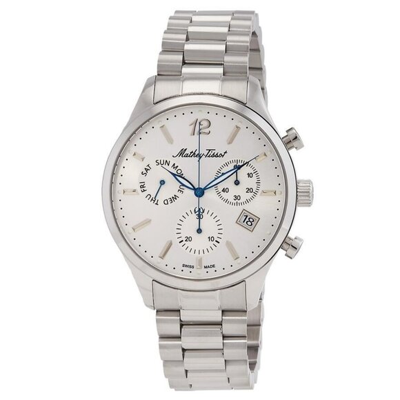 NWT Mathey-Tissot Fashion Men's Quartz Steel Authentic Watch - Picture 1 of 3